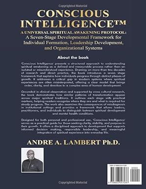 CONSCIOUS INTELLIGENCE™: A Universal Spiritual Awakening Protocol. A Seven-Stage Developmental Framework for Leadership, Formation and Human Transformation - Image 2
